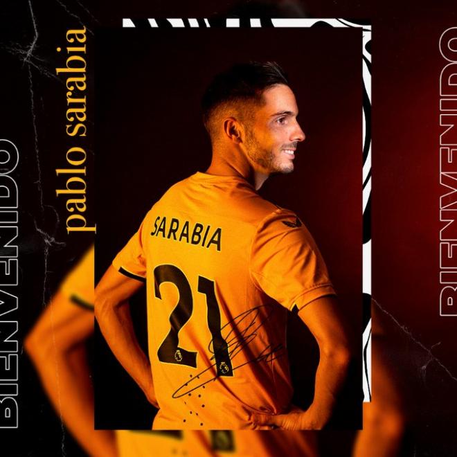 Pablo Sarabia, nuevo jugador del Wolverhampton.