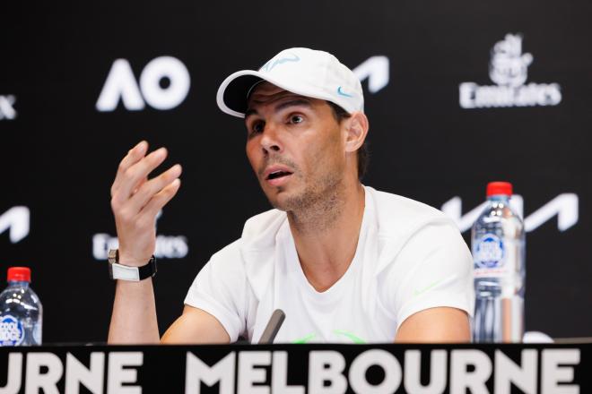 Rafa Nadal, tras su eliminación en el Open de Australia 2023 (Foto: Cordon Press).