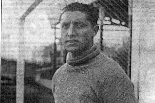 Gregorio Blasco, portero del Athletic Club en los años 30 del Siglo XX.