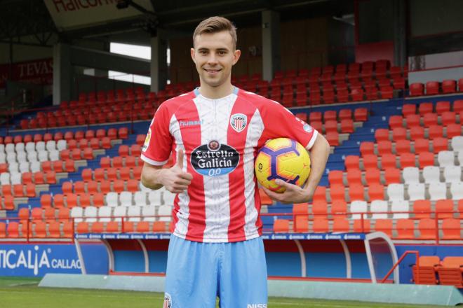 Orest Lebedenko en su presentación con el Lugo (Foto: CD Lugo)