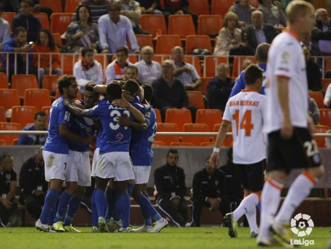 Precedentes de los choques entre Valencia CF y UD Almería (Foto: @valenciacf).