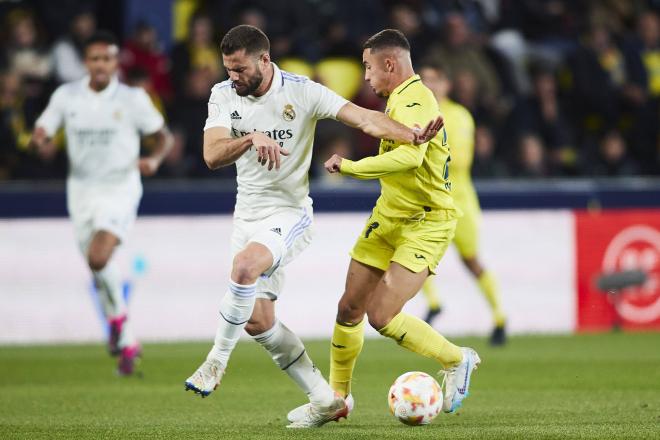 Nacho pelea con Yeremy Pino en el Villarreal-Real Madrid (Foto: Cordon Press).