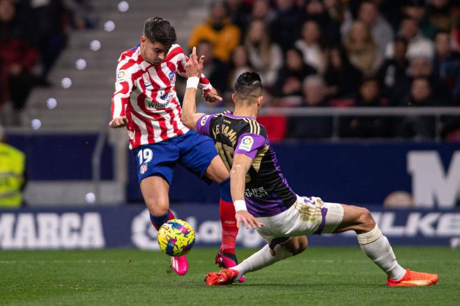 Morata, en el Atlético de Madrid-Real Valladolid (Foto: Cordon Press).