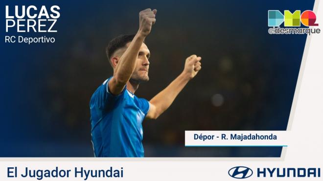 Lucas Pérez, jugador Hyundai (Foto: RCD)