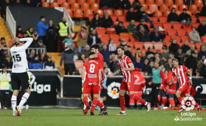 El Valencia CF de Gattuso dejó escapar dos puntos en Mestalla (Foto: LaLiga)