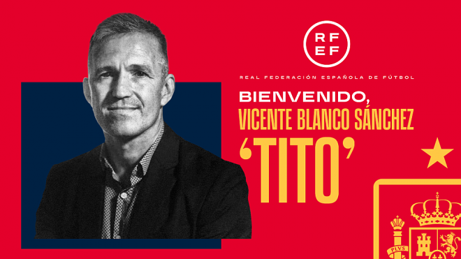 Tito Blanco, en la selección española (Foto: RFEF).