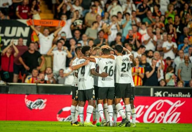 Alegría gol Valencia CF