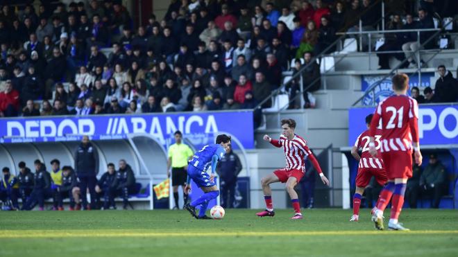 Dépor Juvenil ante el Atlético de Madrid (Foto: Atleti)