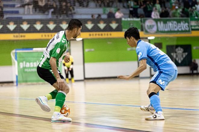 Imagen del partido del Betis Futsal ante el Inter Movistar (foto: Betis Futsal).