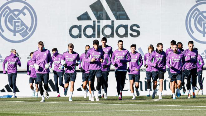 Entrenamiento del Real Madrid (Foto: RMCF).