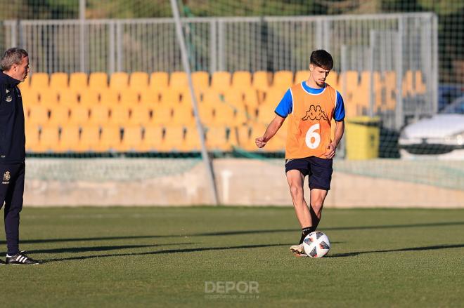 Pepe Sánchez entrenando con el Deportivo (Foto: RCD)