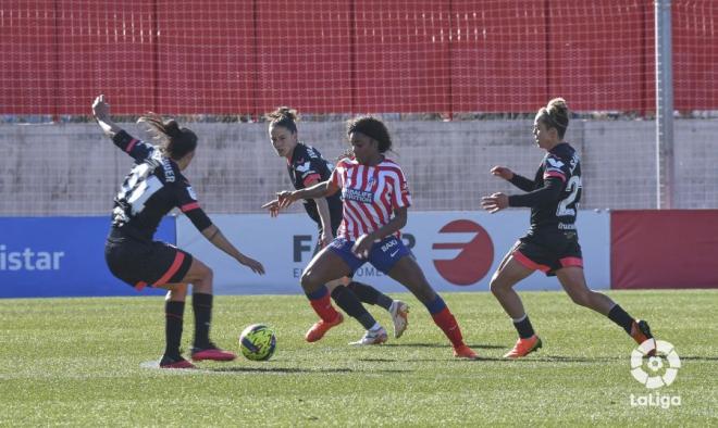 Imagen del partido del Sevilla Femenino.