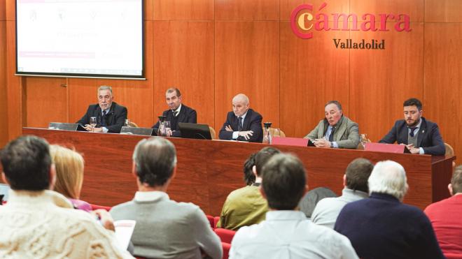 Rueda de prensa de los clubes profesionales de fútbol de Castilla y León (Foto: Real Valladolid).