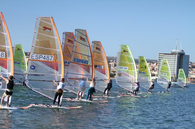 Partcipantes en el Campeonato España Techno de Vela en Melilla (Foto:FAV)