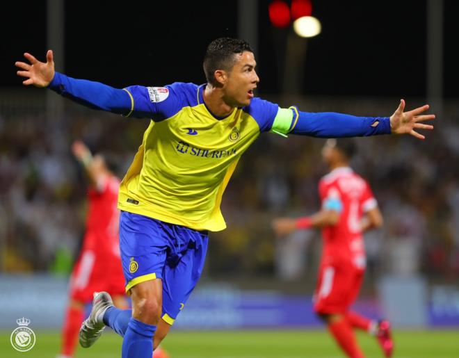 Cristiano Ronaldo celebra un gol con el Al Nassr (Foto: Al Nassr).