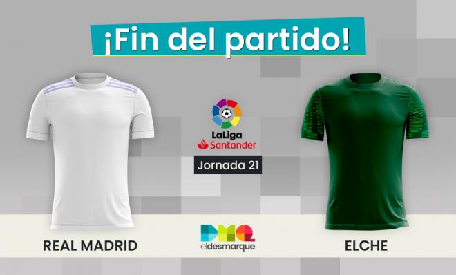 Real Madrid - Elche, así vivimos el partido de LaLiga Santander