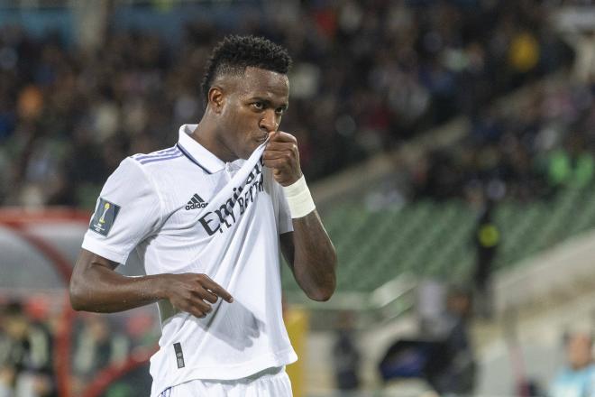 Vinícius Jr. celebra un gol en la final del Mundial de Clubes (Foto: Cordon Press).