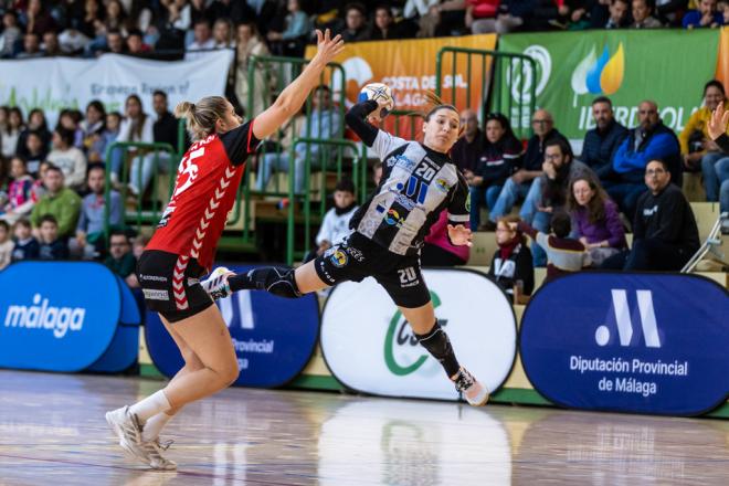 Espe López, en el partido ante el Barakaldo.