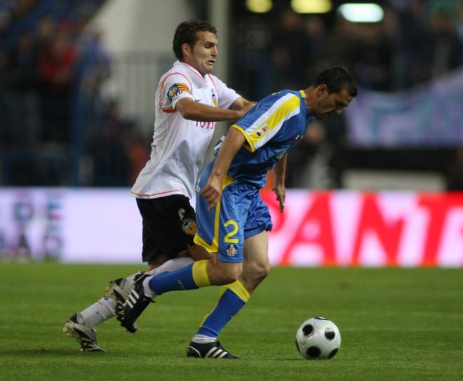 Baraja, durante la final de Copa de 2008 (Foto: Cordon press)Valenci