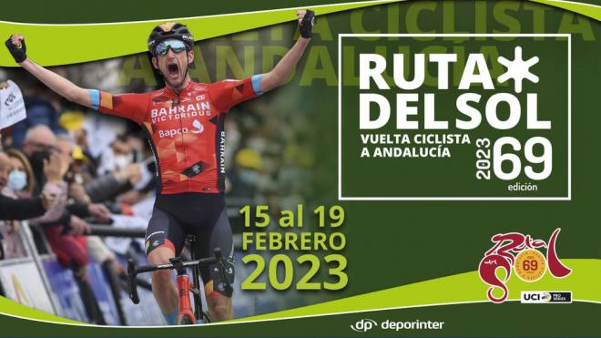 Cartel de la vuelta a Andalucía-Ruta del Sol 2023