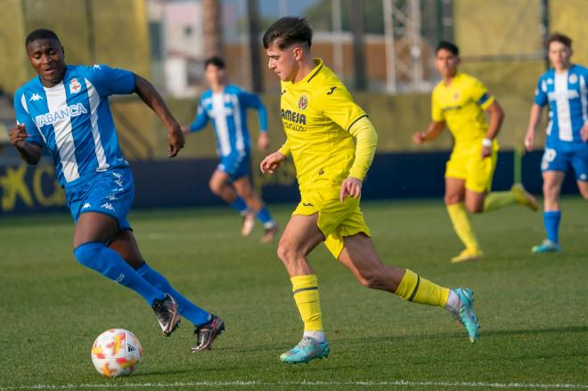 El Deportivo ante el Villarreal Juvenil (Foto: VCF)