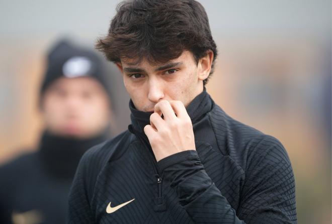 Joao Félix, en un entrenamiento con el Chelsea (Foto: Cordon Press).