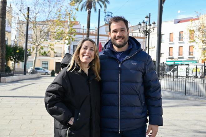 María Guardiola y Javier Cienfuegos, en la presentación del candidato a alcalde.