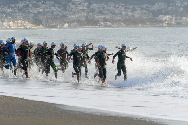 Una imagen de archivo del Triatlón de Torre del Mar.