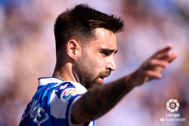 Brais Méndez, durante el Real Sociedad-Celta de la jornada 22 (Foto: LaLiga).
