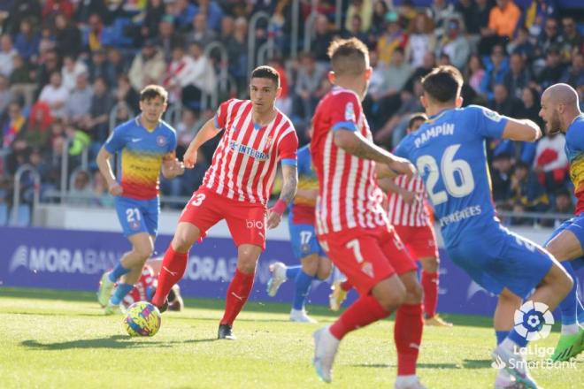 Djuka, en el Andorra - Sporting (Foto: LaLiga).