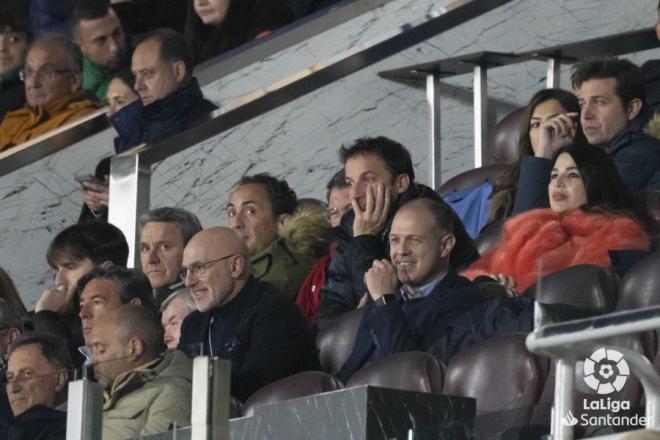 Alessandro Del Piero, espectador de excepción en el Getafe - Valencia (Foto: LaLiga).