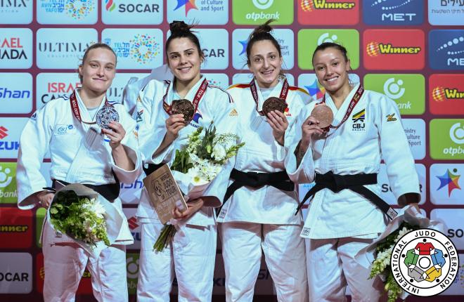Ana Pérez Box y Mireia Lapuerta, plata y bronce en el Grand Slam de Tel Aviv de judo
