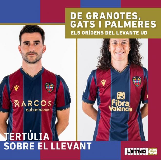 Tertulia con la capitana del Levante Femenino, Alharilla, y el capitán Sergio Postigo.