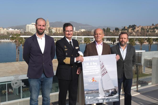 Presentación del Trofeo S.M. el Rey de vela en Málaga.