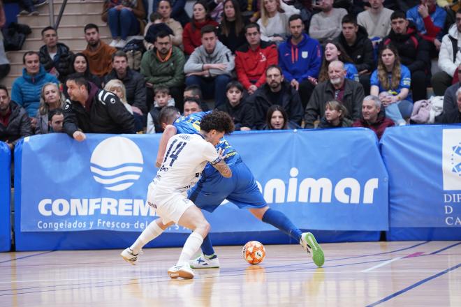 Un lance del Peñíscola-UMA Antequera de cuartos de la Copa del Rey.