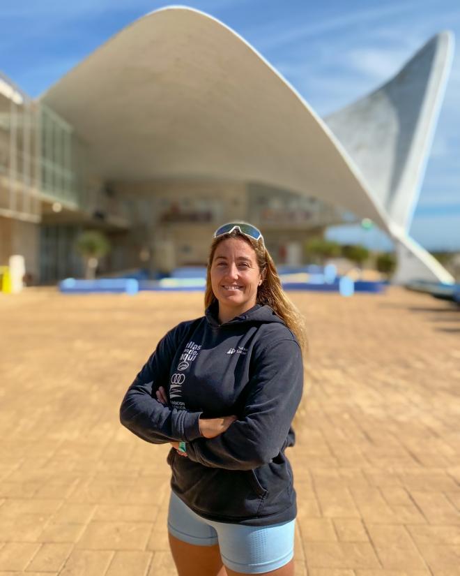 Pilar Lamadrid, en Puerto Sherry.