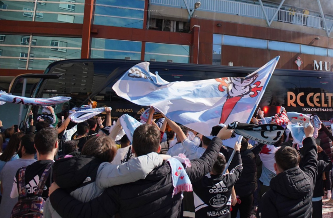 Recibimiento al Celta (Foto: RC Celta).