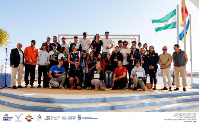 La Semana Olímpica Andaluza corona a 9 nuevos campeones de España en la bahía de Cádiz.