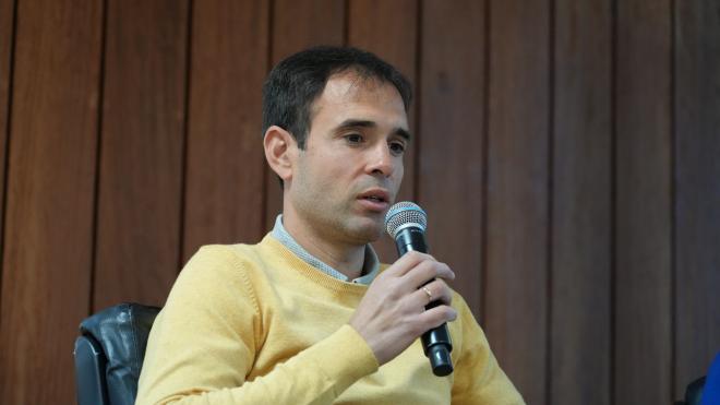 Borja Oubiña en la Érték Conference 2023 (Foto: RC Celta).