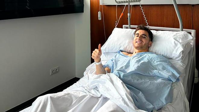 El zurdo jugador Jon Morcillo ha sido operado de la clavícula (Foto: Athletic Club).