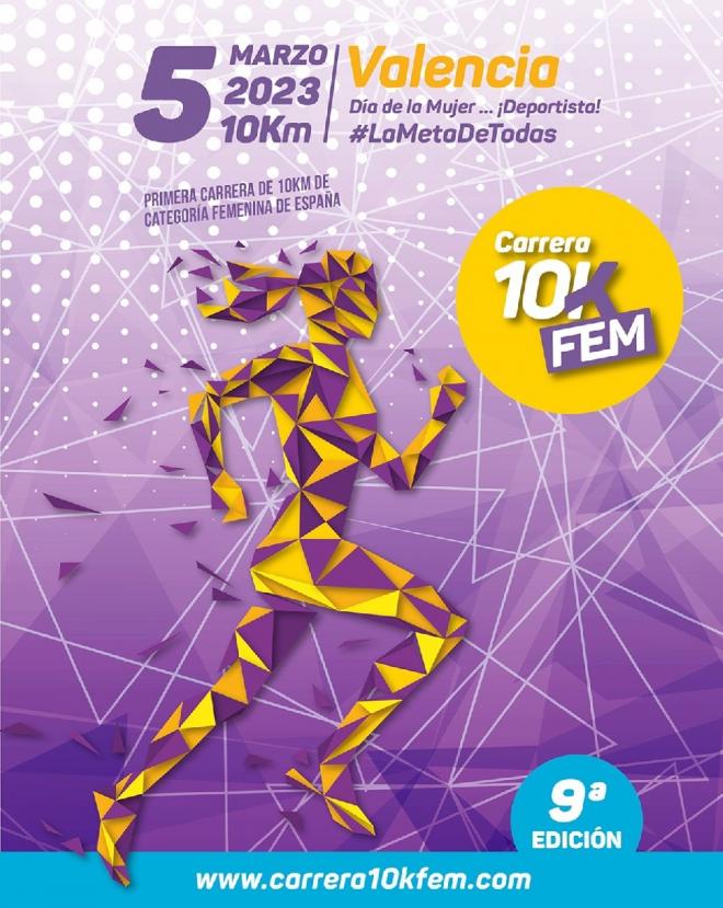 Las calles del centro de la ciudad y la zona de Mestalla acogerán el domingo la “10K Femenina