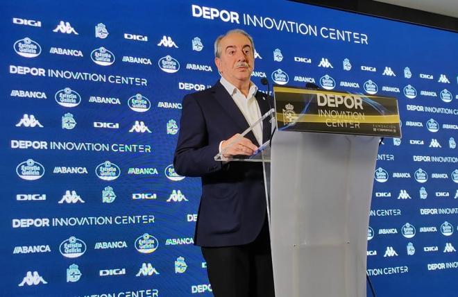 Antonio Couceiro, presidente del Deportivo