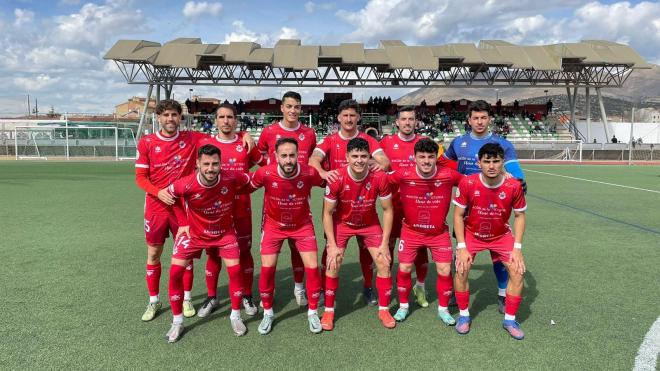 Once inicial del CD Rincón en Atarfe.