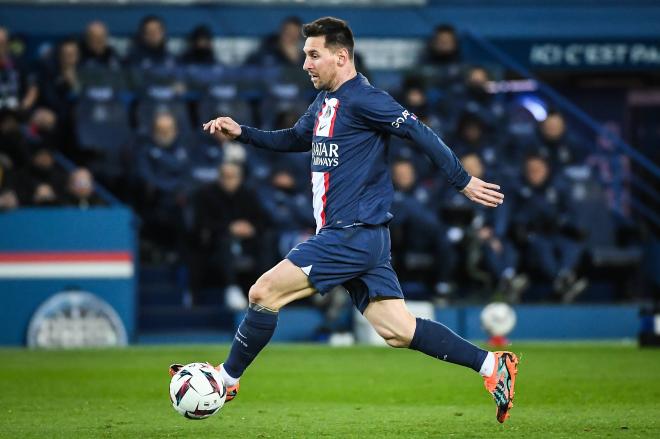 Leo Messi con el PSG en el último partido ante el Nantes (Foto: Cordon Press).