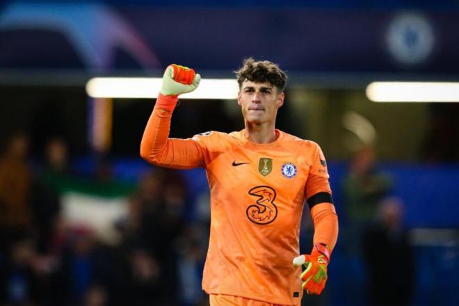 El meta de Ondarroa Kepa Arrizabalaga jugando la Champions League con el Chelsea inglés.