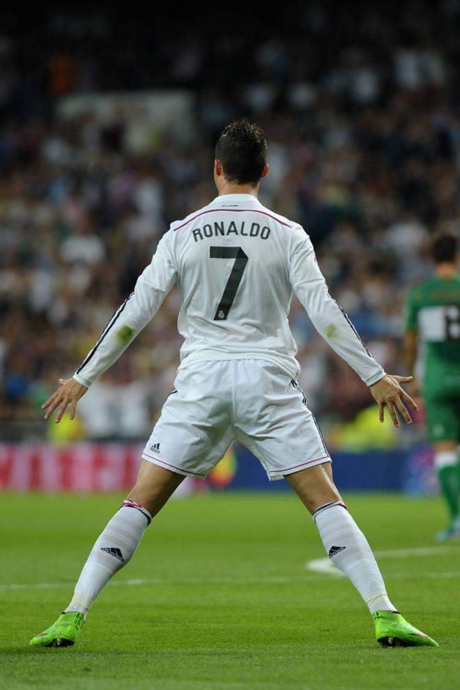 Cristiano Ronaldo celebra un gol con el Real Madrid. (Cordon Press)