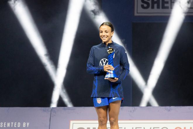 Mallory Swanson mejor jugadora VISA del mundial de Francia (Foto: Cordon Press).