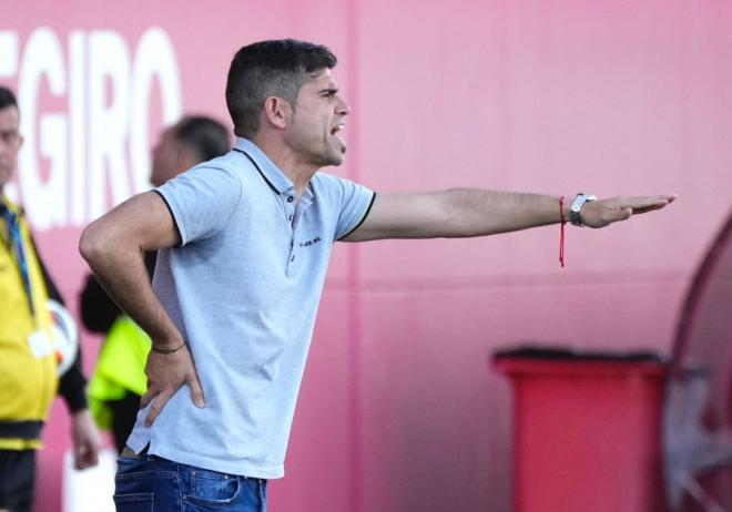 Antonio Hidalgo, en un momento del encuentro (Foto: Sevilla FC).