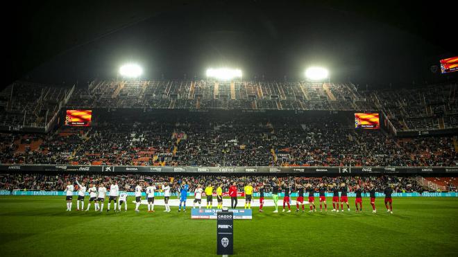 Valencia-Athletic, partido donde se proponen las multas