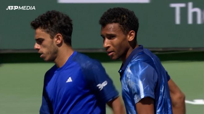 Félix Auger-Aliassime, tras el partido.